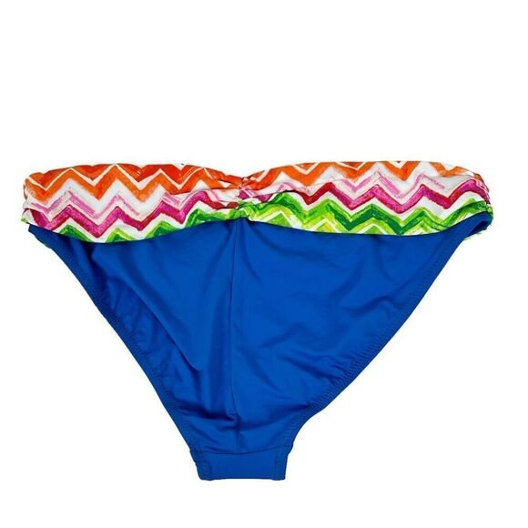 Bleu Rod Beattie Size 12 Chevron Banded Bikini Bottom NWOT - Picture 3 of 6
